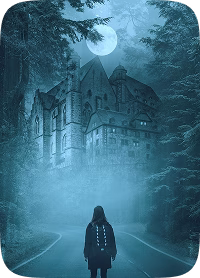 Homme inquiet devant une maison potentiellement hantée enquêtée par Ghost Detective